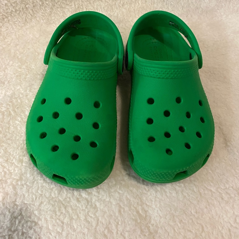 Green Crocs